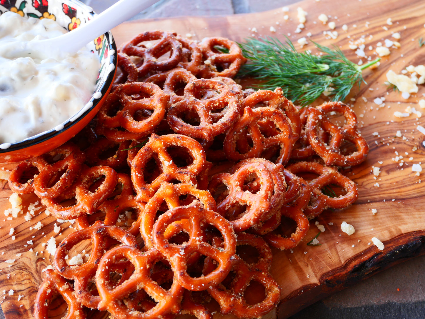 Smoked Dill Pretzels