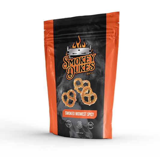 Smoked Midwest Spicy Pretzels
