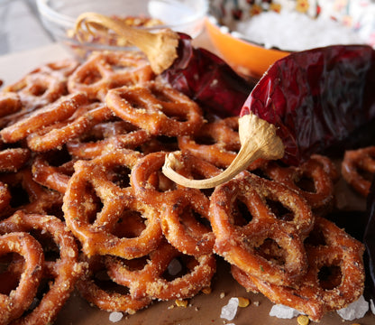 Smoked Midwest Spicy Pretzels